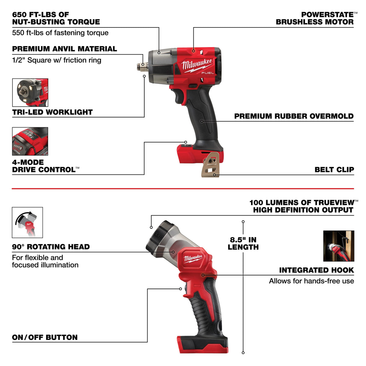 Milwaukee Tools M18 FUEL™ 7-Tool Combo Kit