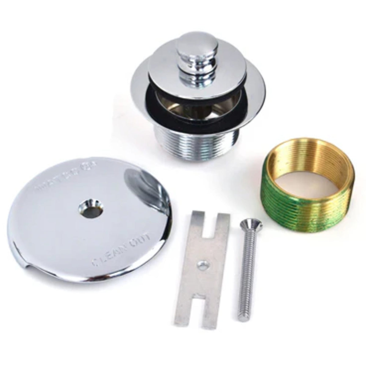 Watco Push Pull Tub Drain Kit Chrome
