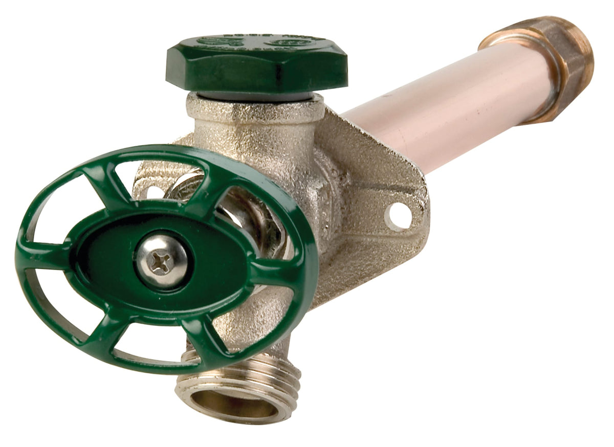 Arrowhead Brass Anti-Siphon Frost-Proof Hydrant 1/2" FIP or 3/4" MIP QuickTurn Lead Free 10"