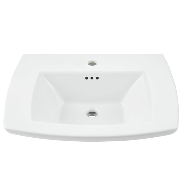 Edgemere® Center Hole Only Pedestal Sink Top White