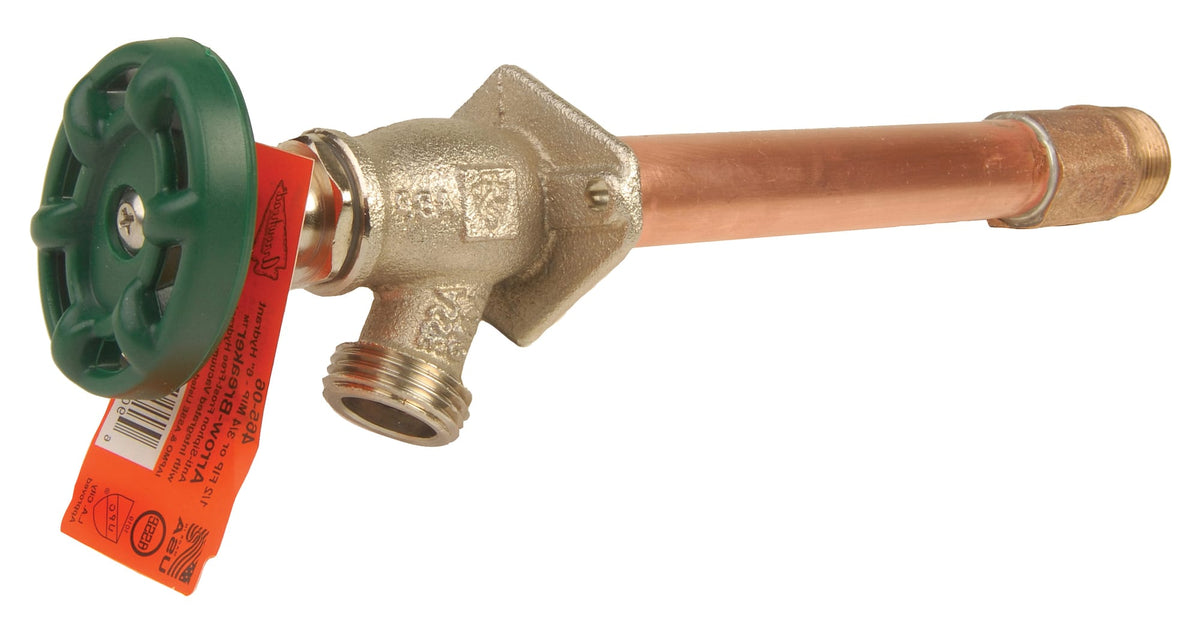 Arrowhead Brass Arrow-Breaker Anti-Siphon Frost-Proof Hydrant 1/2" MIP or 1/2" Sweat QuickTurn Lead Free 4"
