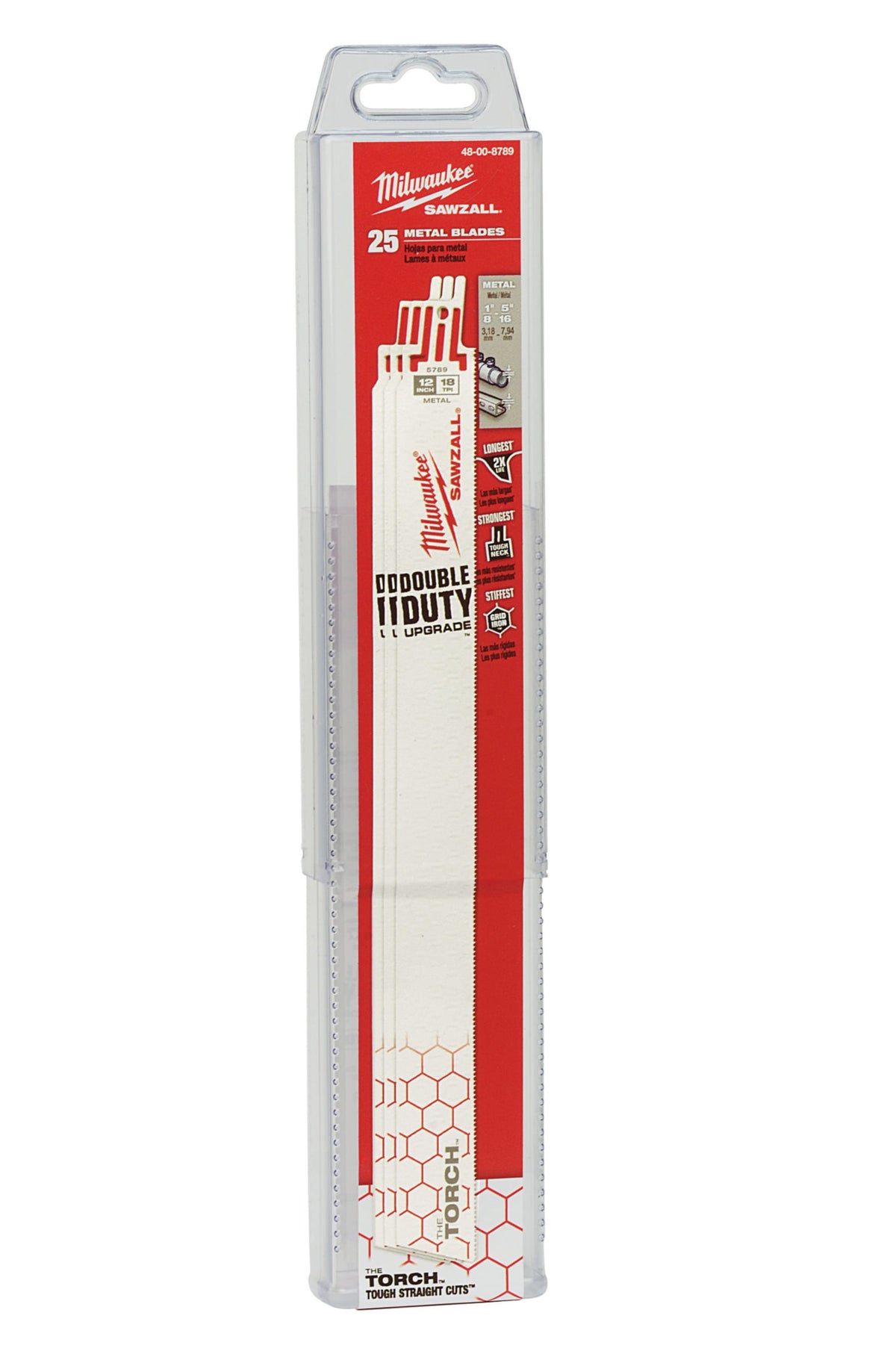 Milwaukee Tools 12" 18 TPI TORCH™ SAWZALL® Blade for Medium Metal (25 Pack)
