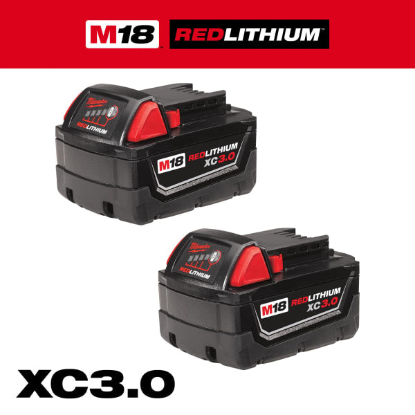 M18™ REDLITHIUM™ XC3.0 Battery 2-Pack