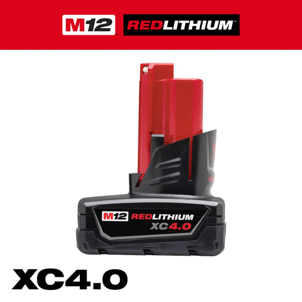 M12™ REDLITHIUM™ XC 4.0 Extended Capacity Battery Pack