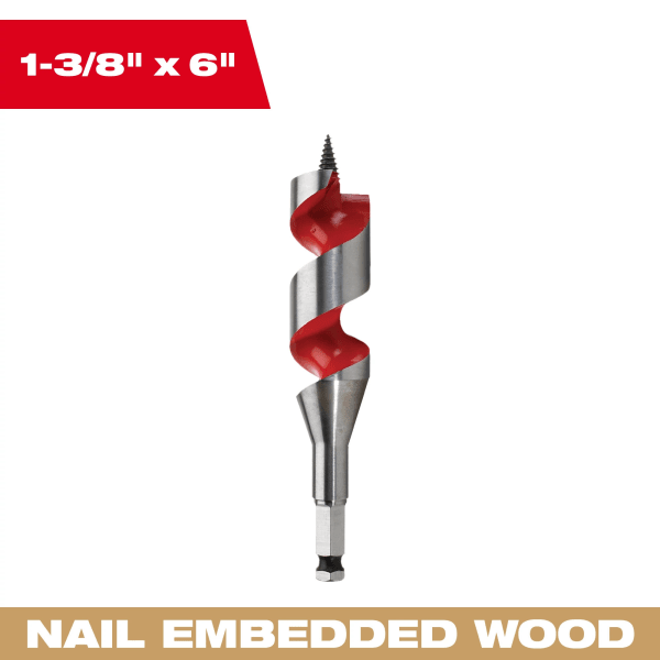1-3/8" x 6" Ship Auger Bit