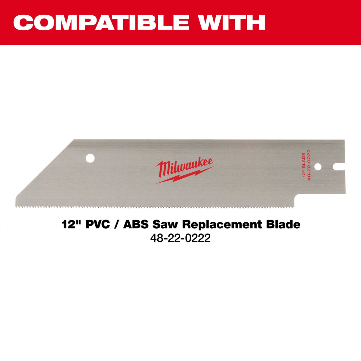 Milwaukee Tools 48-22-0212 12" PVC/ABS Saw