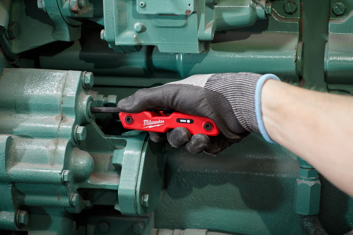 Milwaukee Tools 8-Key Folding Hex Key Set - Metric