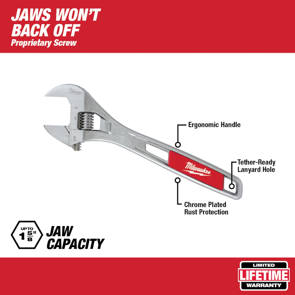 Milwaukee Tools 12" Adjustable Wrench