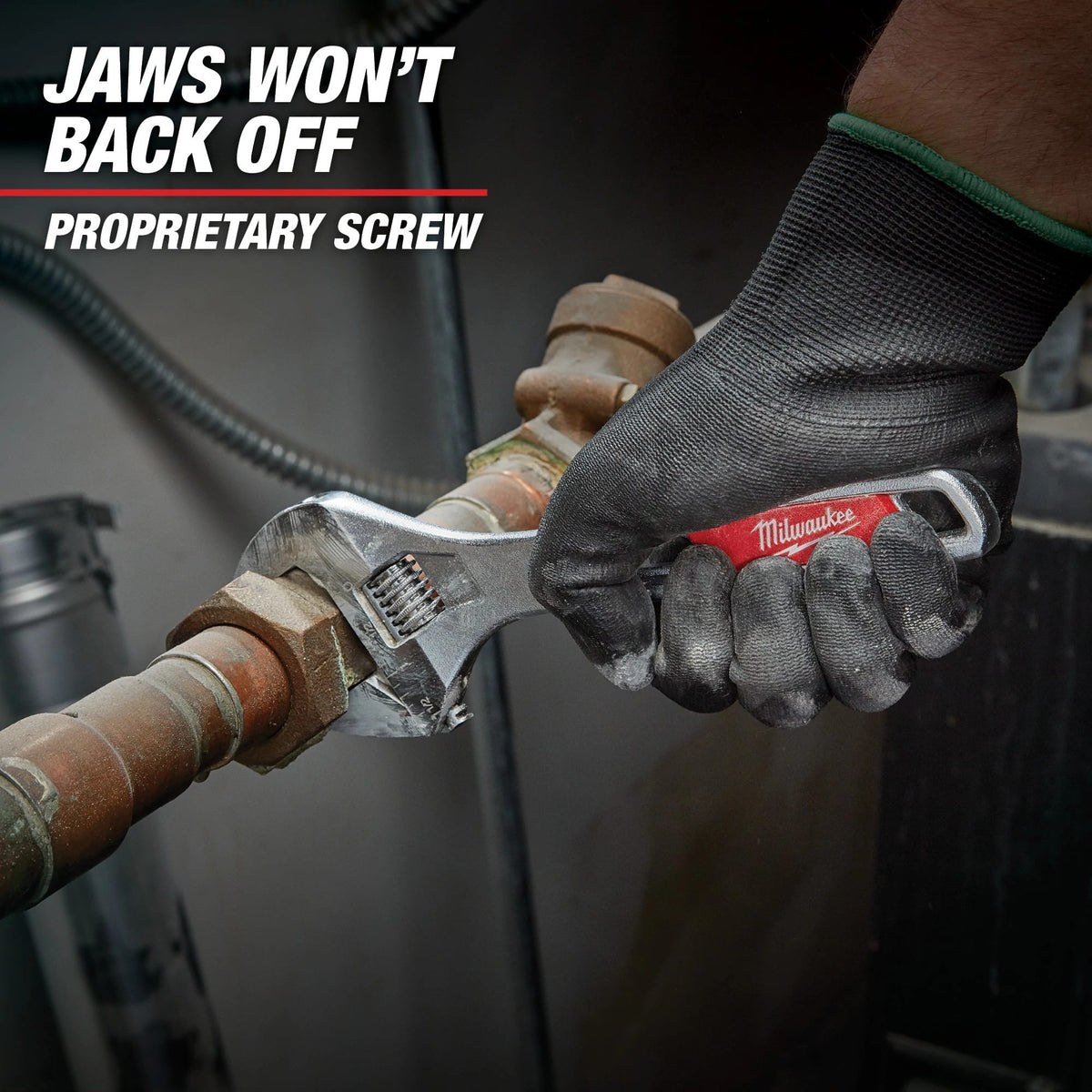 Milwaukee Tools 8" Wide Jaw Adjustable Wrench