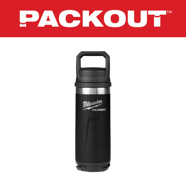 PACKOUT™ 18oz Insulated Bottle with Chug Lid