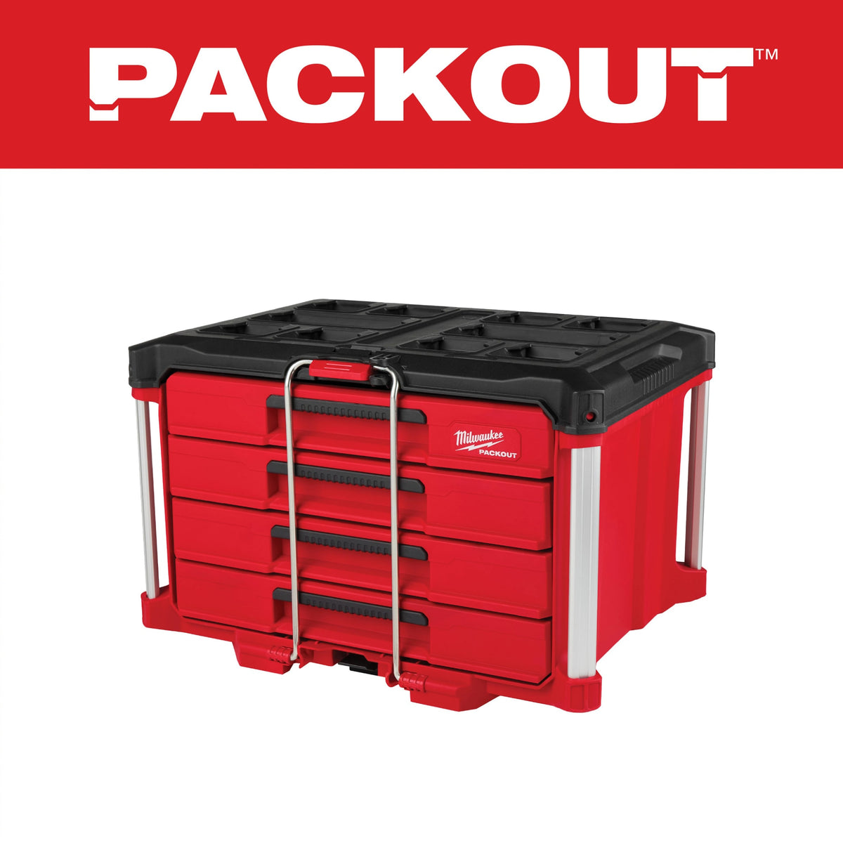 Milwaukee Tools 48-22-8444 PACKOUT™ 4 Drawer Tool Box