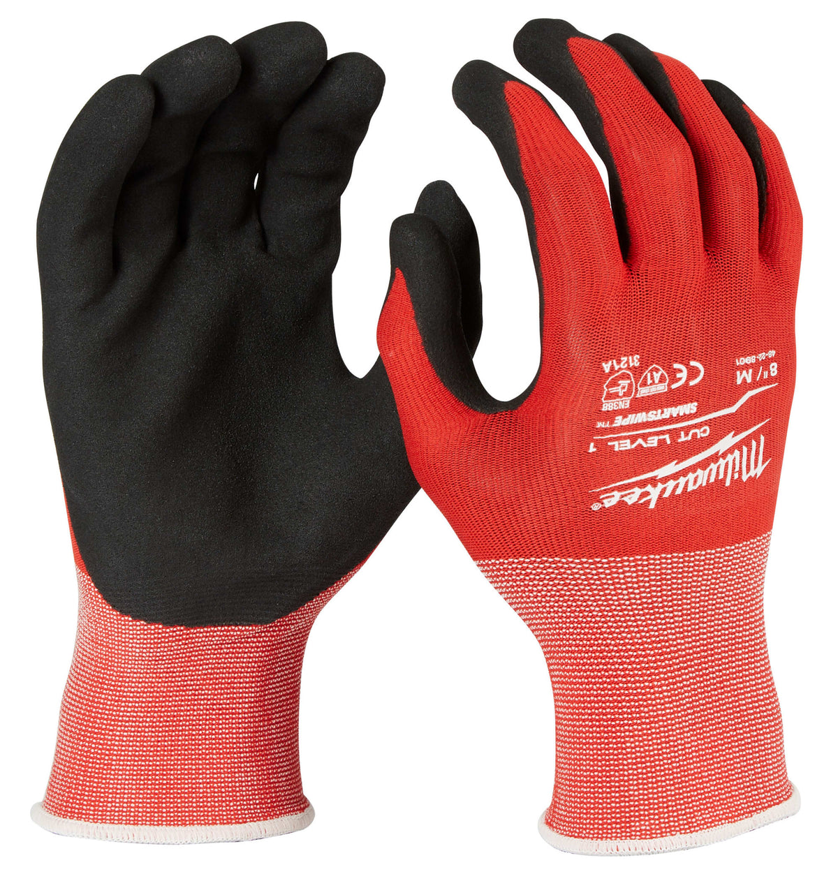 Milwaukee Tools Cut Level 1 Nitrile Dipped Gloves - M