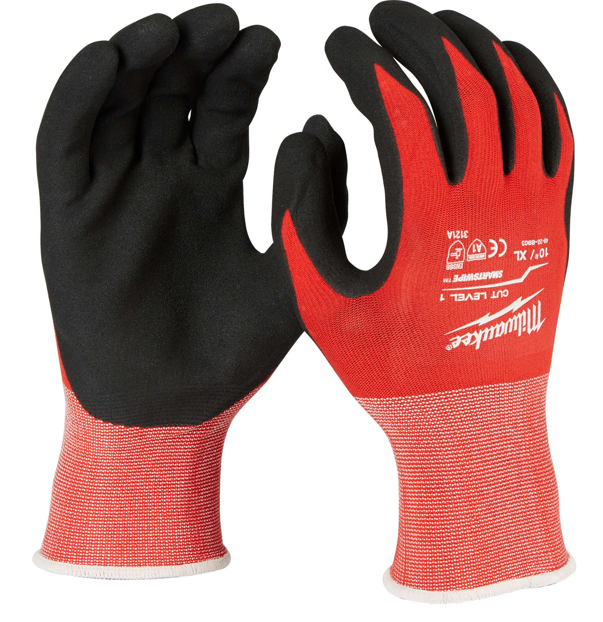 Milwaukee Tools Cut Level 1 Nitrile Dipped Gloves - XL