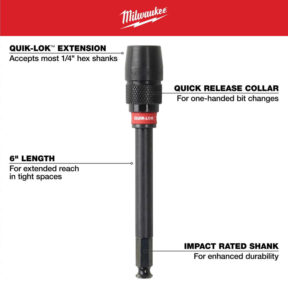 Milwaukee Tools 8 Piece Flat Boring Bit 6" Universal Set