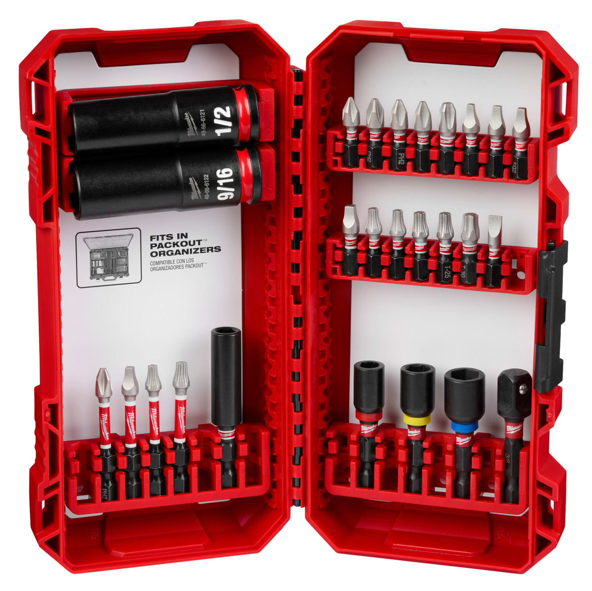 Milwaukee Tools 26 Piece SHOCKWAVE™ Impact Duty Drive and Fasten Set
