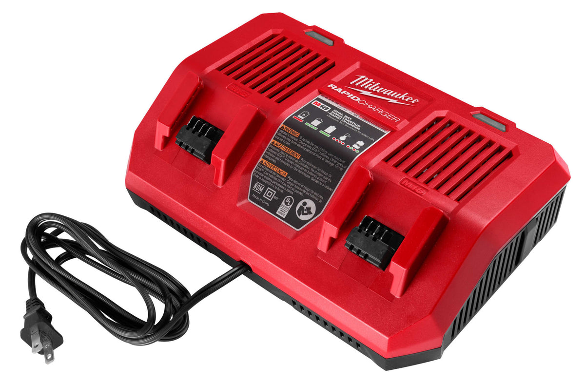 Milwaukee Tools 48-59-1802 M18™ Dual Bay Simultaneous Rapid Charger