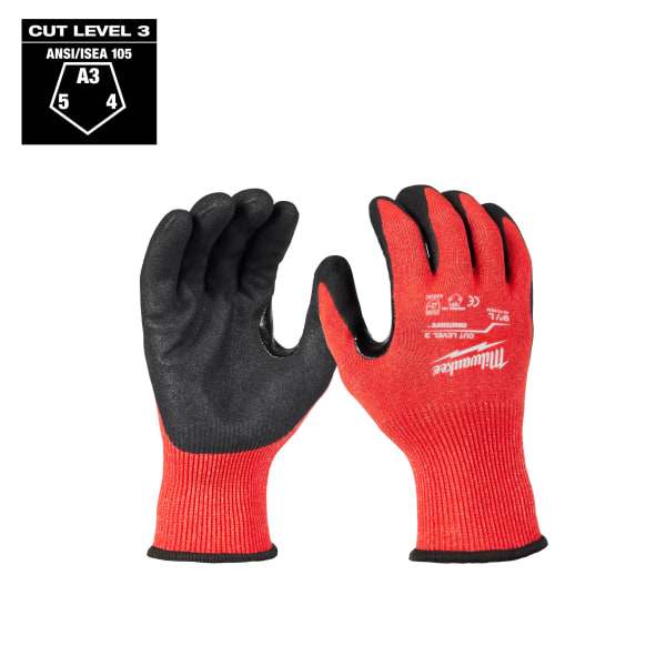 (1) Cut Level 3 Nitrile Dipped Gloves - S (48-73-8630)