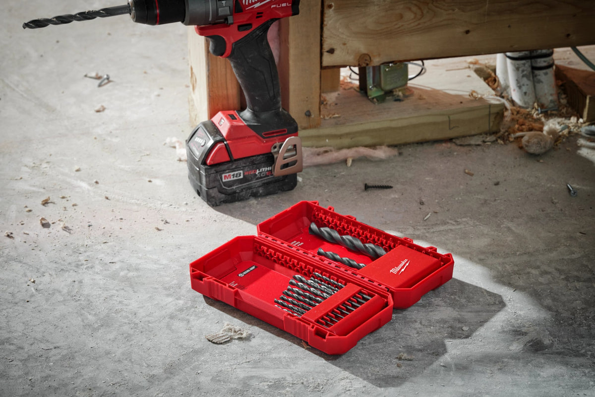 Milwaukee Tools 21 Piece THUNDERBOLT® Black Oxide Drill Bit Set
