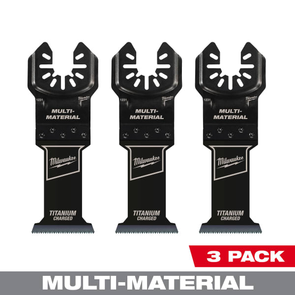 1-3/8" Bi-Metal Multi-Material Universal Fit Oscillating Multi-Tool Blade (3 Pack)
