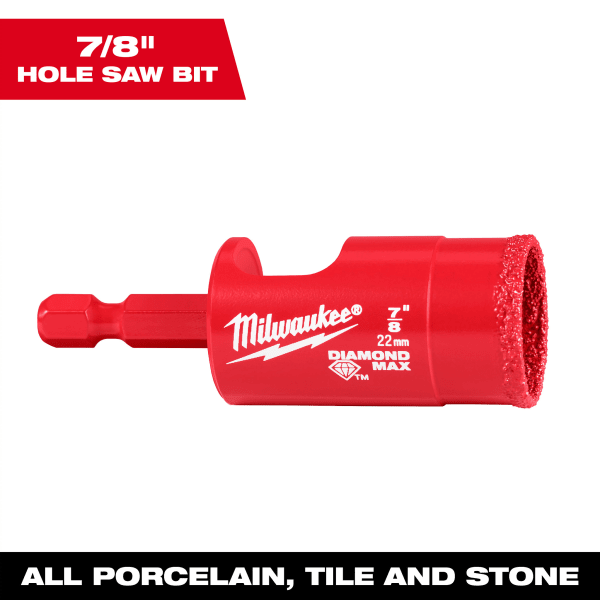 7/8" DIAMOND MAX™ Hole Saw Bit