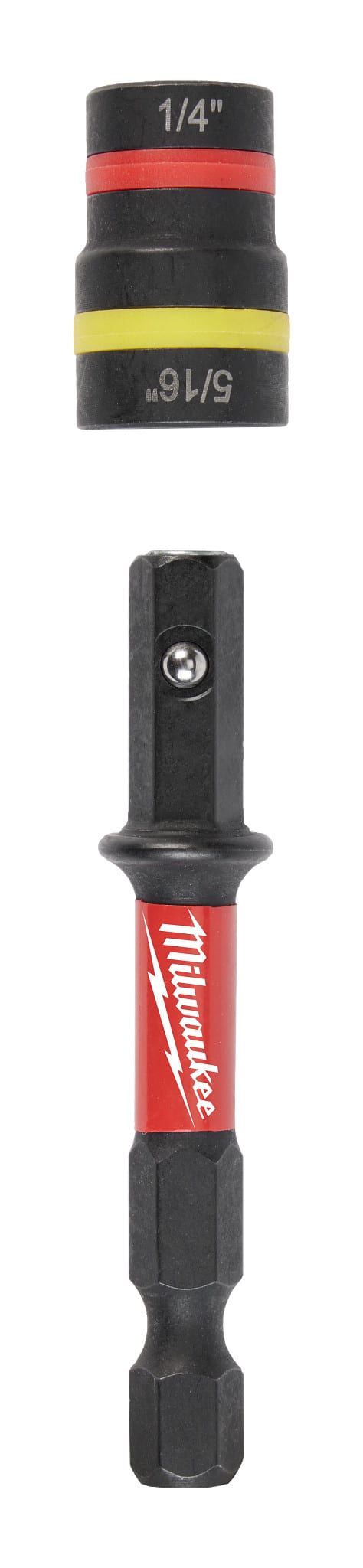 Milwaukee Tools 49-66-4542 SHOCKWAVE™ Impact Duty 1/4" and 5/16" x 2-1/4" QUIK-CLEAR™ 2-in-1 Magnetic Nut Driver