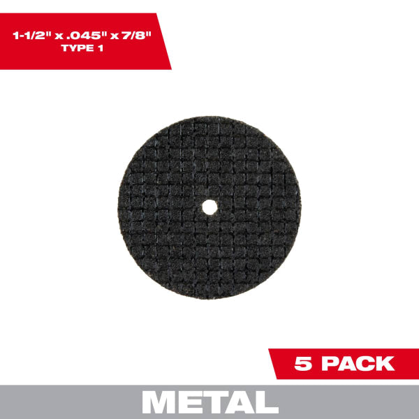 1-1/2" Reinforced Cut-Off Wheels
