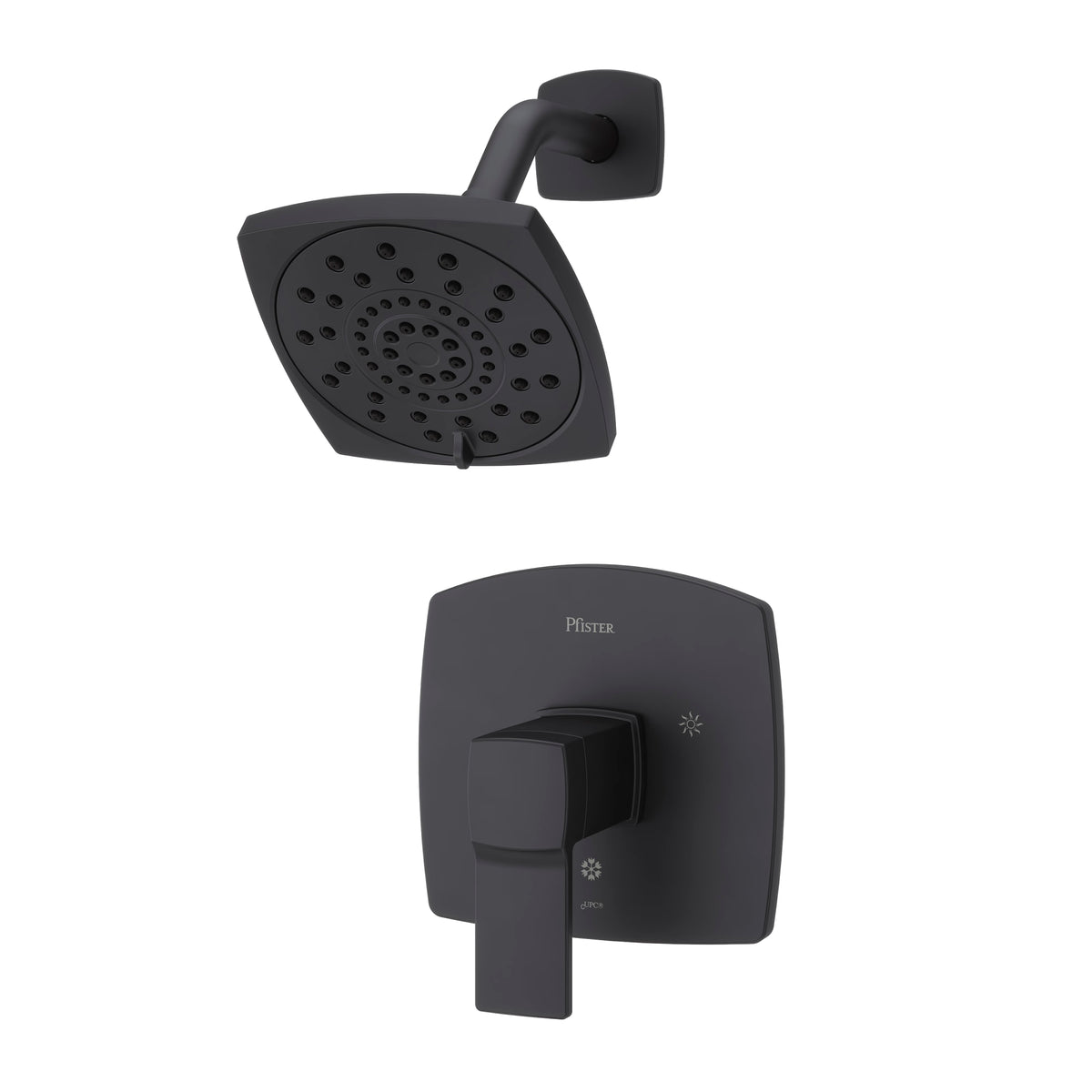 Pfister Faucets LG89-7DAB Deckard Shower Only Trim Kit in Matte Black