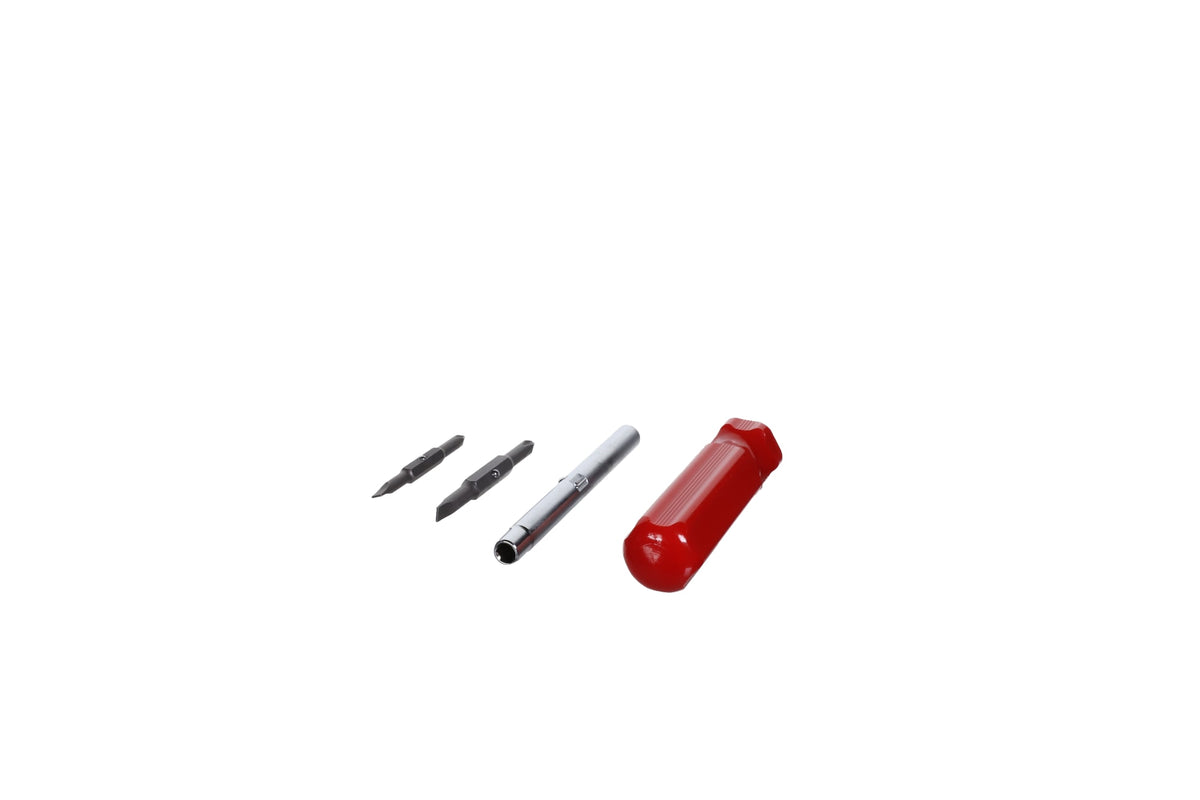 DiversiTech 6-in-1 Combo Screwdriver with #1 and #2 Phillips, 3/16 and 5/16. Slotted 1/4 Nut Driver, 5/16 Nut Driver