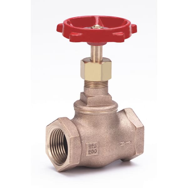 3/4" - FIP x FIP - Bronze  Globe Valve - 125 SWP - 200 WOG, Bronze Seat, Bronze Disc