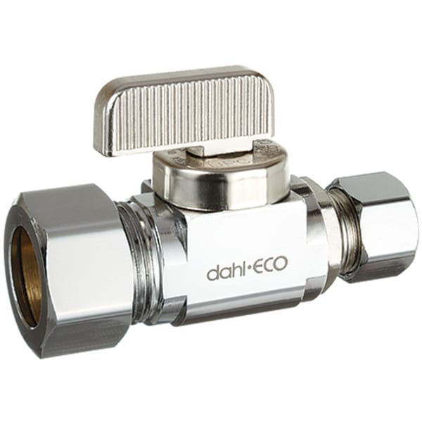 5/8" x 3/8"  Straight Stop (Compression x Compression)