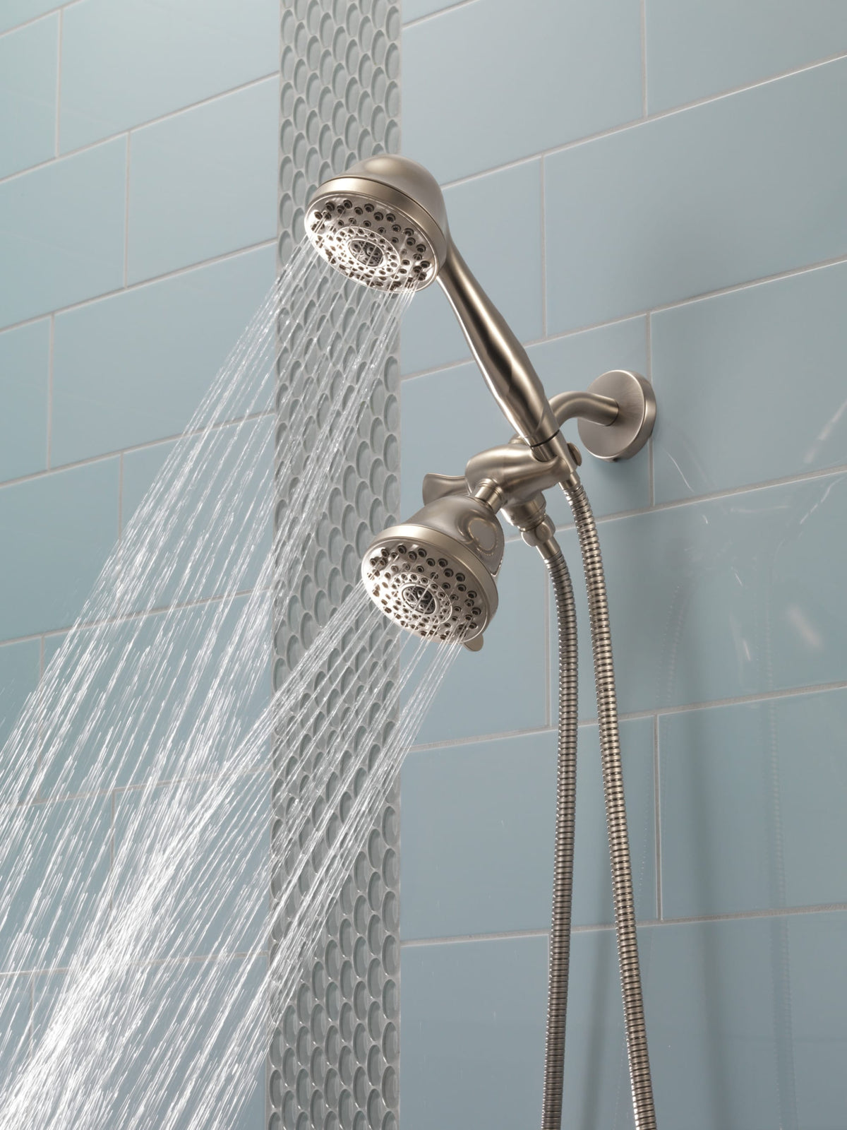Delta Universal Shower Arm & Flange Stainless
