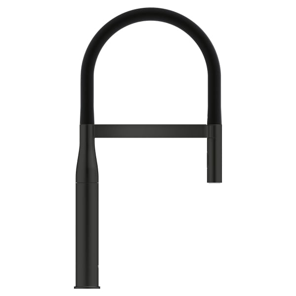 Single-Handle Semi-Pro Dual Spray Kitchen Faucet 1.75 GPM in MATTE BLACK