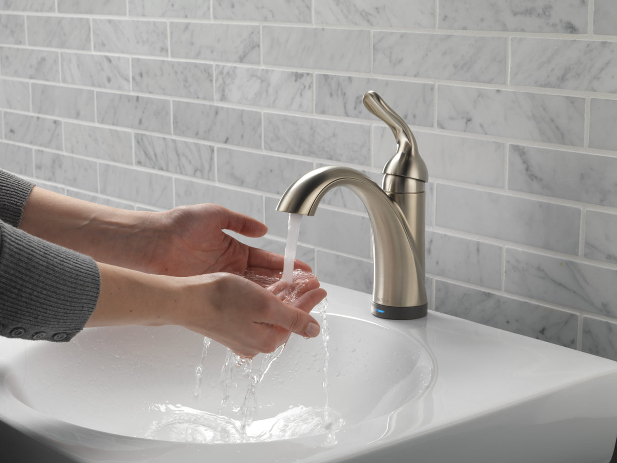 Delta Lahara® Touch2O® Bathroom Faucet with Touchless Stainless