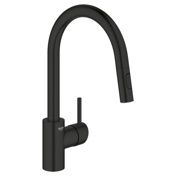 Concetto Single-Handle Pull-Down Kitchen Faucet Dual Spray 1.75 GPM in MATTE BLACK