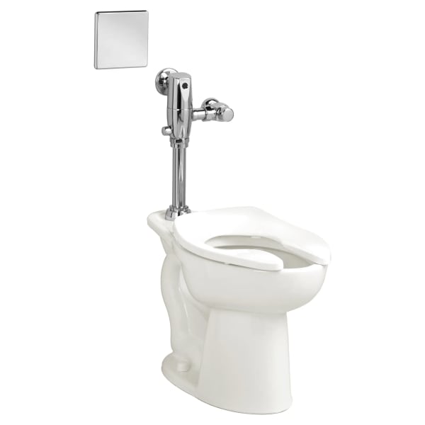 Madera 1.0 - 1.6 gpf (3.8 - 6.0 Lpf) Chair Height Top Spud Elongated EverClean® Bowl Less Seat White