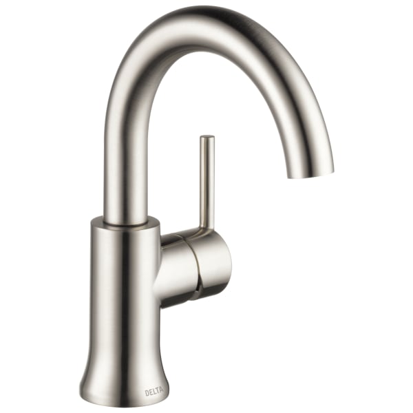 Delta Trinsic® Single Handle High-Arc Bathroom Faucet Stainless