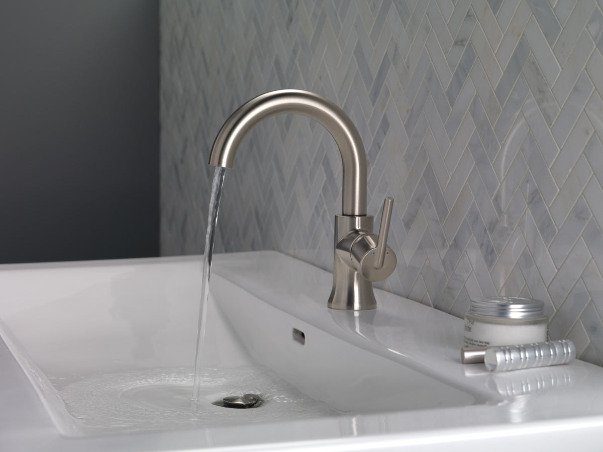 Delta Trinsic® Single Handle Bathroom Faucet Stainless