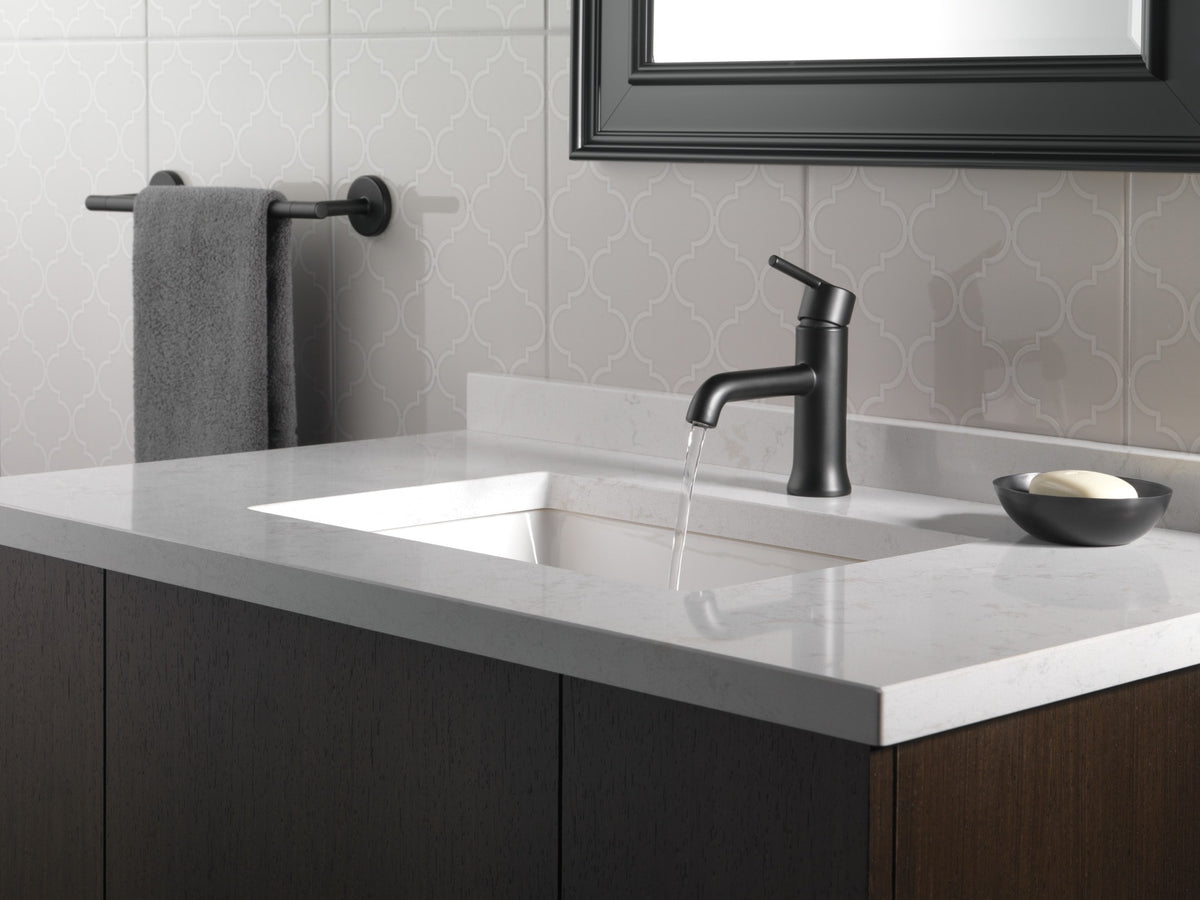 Delta Trinsic® Single Handle Bathroom Faucet Matte Black 559LF-BLMPU