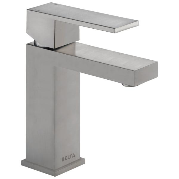 Delta Modern Single Handle Project-Pack Bathroom Faucet Stainless