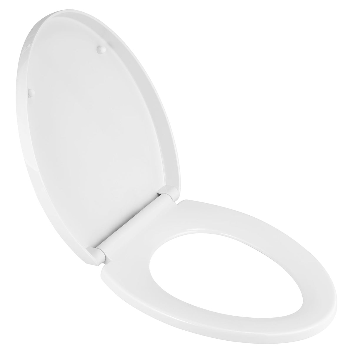DXV Contemporary Elongated Closed Front Toilet Seat in CANVAS WHITE