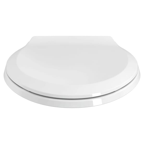 Transitional Slow-Close Elongated Toilet Seat White