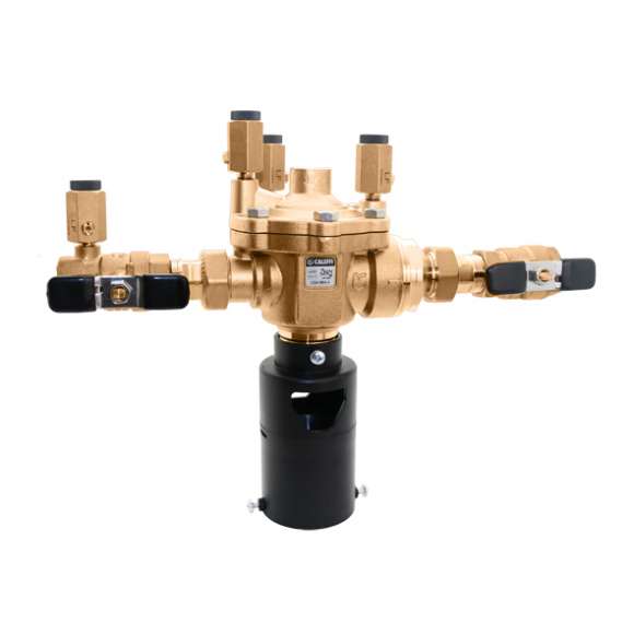 Caleffi 574050A 574 Series Reduced Pressure Zone (RPZ) Backflow Preventer, 3/4" NPT Threaded, ASSE 1013, Low Lead