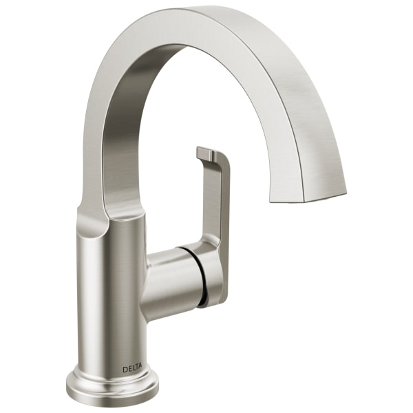 Delta Tetra™ Single Handle Bathroom Faucet Lumicoat® Stainless