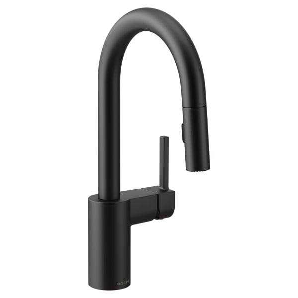 Moen Align Single-Handle Bar Faucet Featuring Reflex in Matte Black