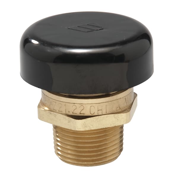 3/4" Lead Free Brass Vacuum Relief Valve, Male NPT, Protective Cap