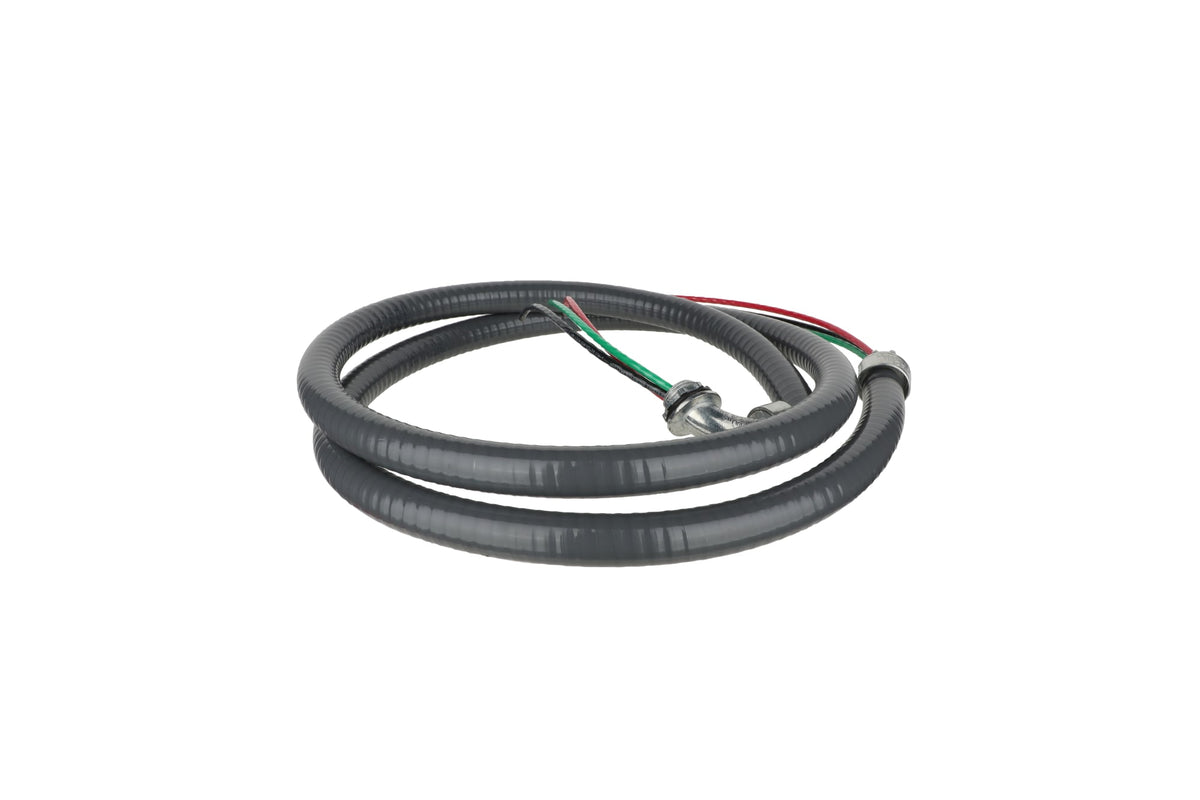 DiversiTech Whip 1/2in. x 6ft. #10 THHN Wire - Metallic Connectors