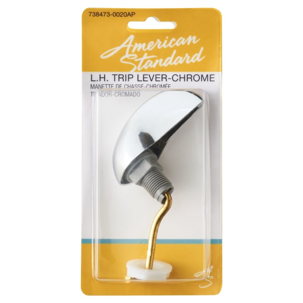 Left Hand Trip Lever Assembly for Pressure Assist Toilet Tanks Chrome