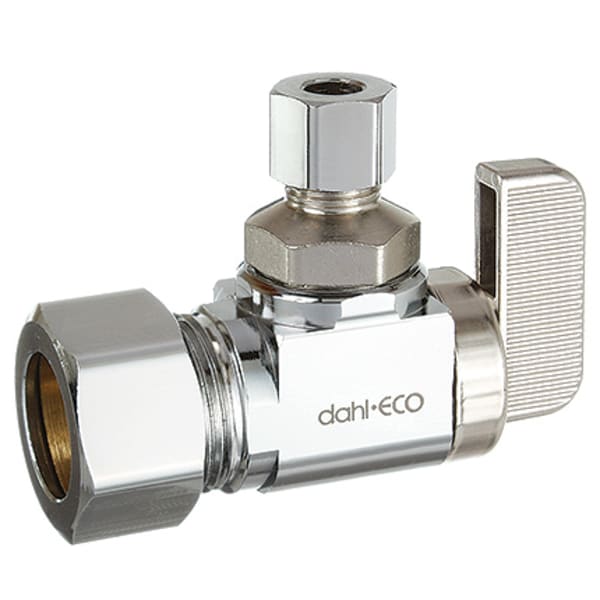 5/8" x 1/4" Angle Stop (Compression x Compression)