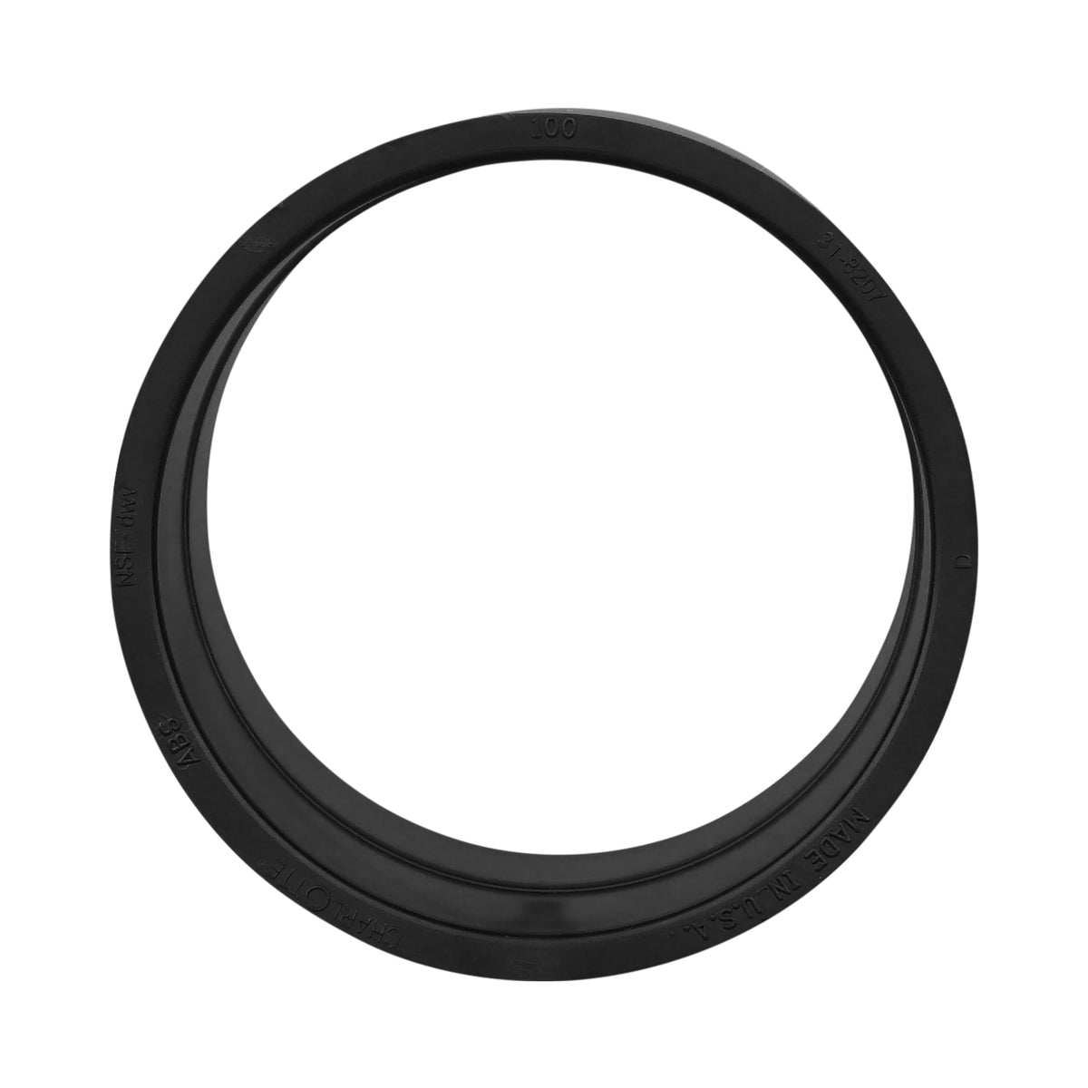 Charlotte Pipe 6" ABS DWV Coupling - H x H