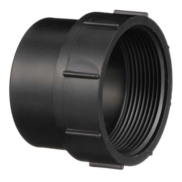 3" ABS DWV Fitting Female Adapter (Cleanout Adapter less Plug) - Spigot x FPT